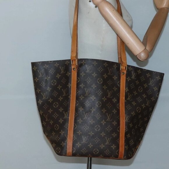 LOUIS VUITTON Monogram Sac Shopping Tote Bag M51108 LV Auth 132868 - Picture 14 of 16